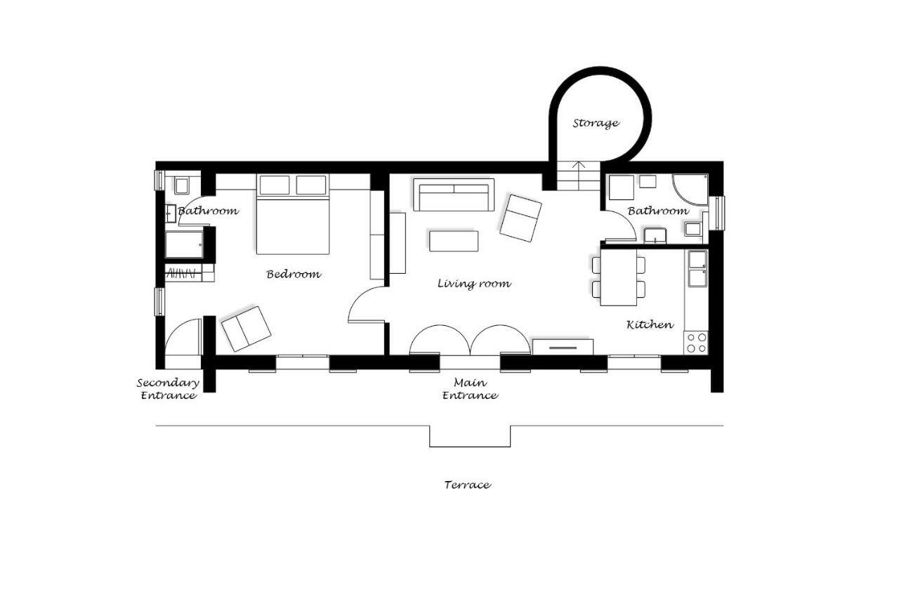 Secret Garden Barada Beach Apartment Трогір Екстер'єр фото